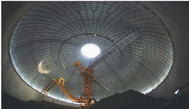 滁州发电厂干煤棚网架